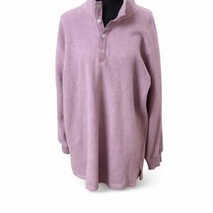 💖💖Soft Surroundings Lavender Button-Up Turtleneck Sweater💖💖
